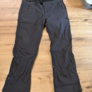 Prana Men's Dark Gray Cargo Pants